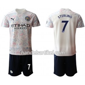 Manchester City Raheem Sterling 7 Kinder Ausweich Trikotsatz 2020/21 Kurzarm (+ Kurze Hosen)